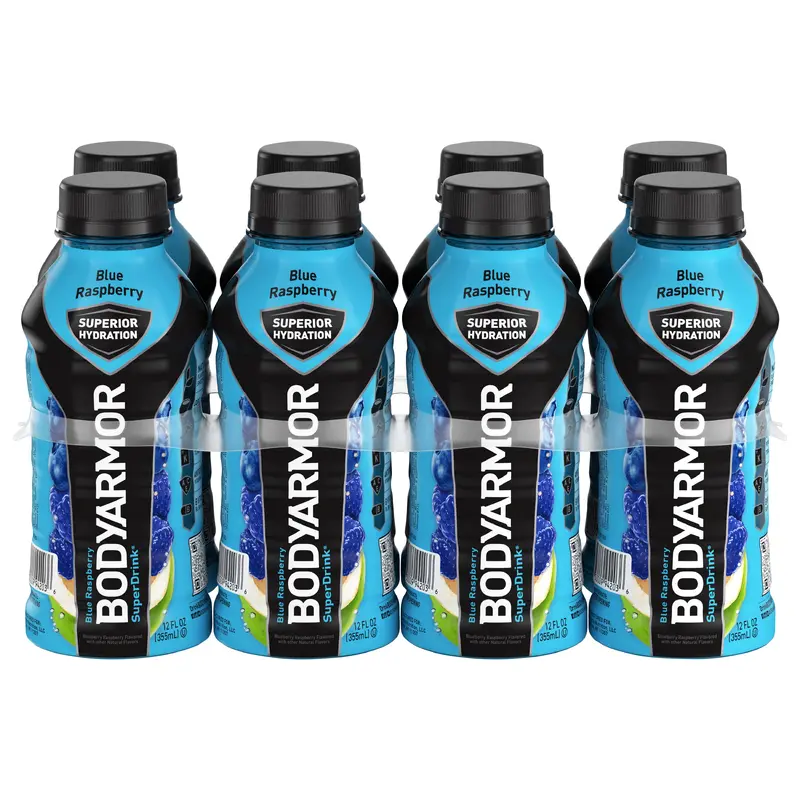BODYARMOR Sports Drink Blue Raspberry, 12 fl oz, 8 Pack