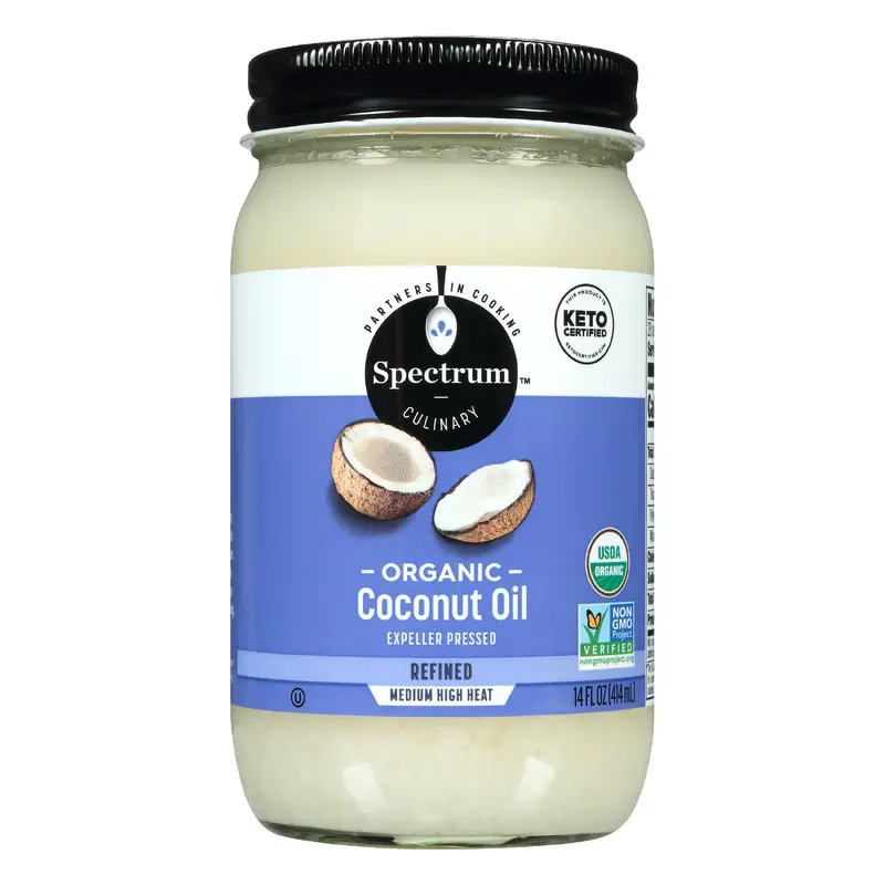 Spectrum Culinary Organic Coconut Oil 14 fl. oz. Jar