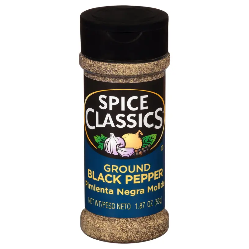 Spice Classics Pepper Black, 1.87 oz