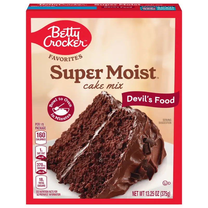 Betty Crocker Favorites Super Moist Devils Food Cake Mix, 13.25 oz