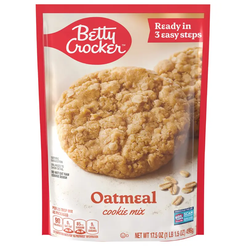 Betty Crocker Oatmeal Cookie Mix, 17.5 oz.