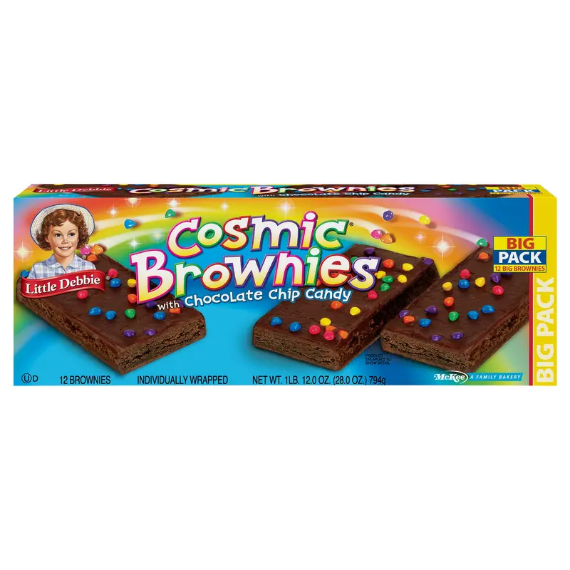 Snack Cakes, Little Debbie Big Pack COSMIC Brownies