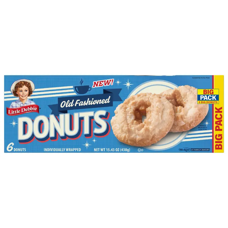 Snack Cakes, Little Debbie Big Pack Old Fashioned Donuts