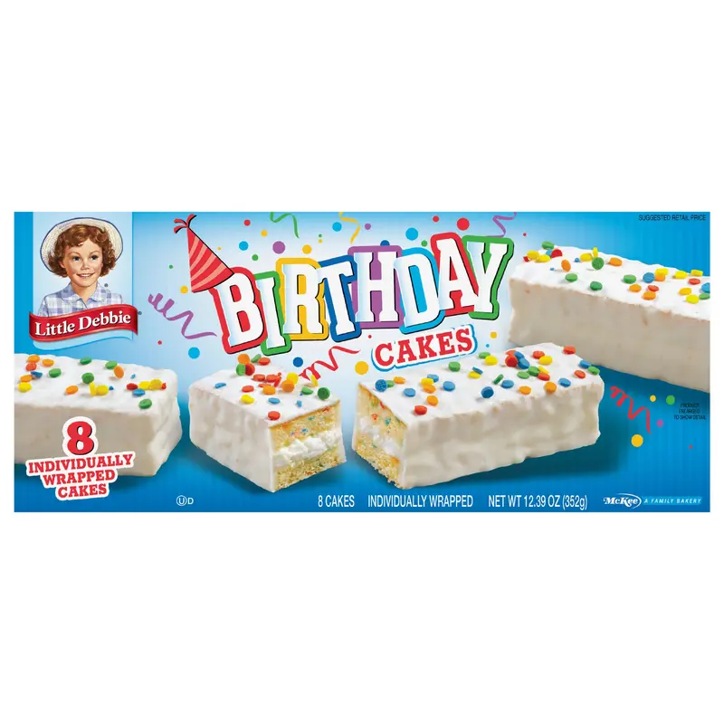 Snack Cakes, Little Debbie Family Pack Birthday Cakes