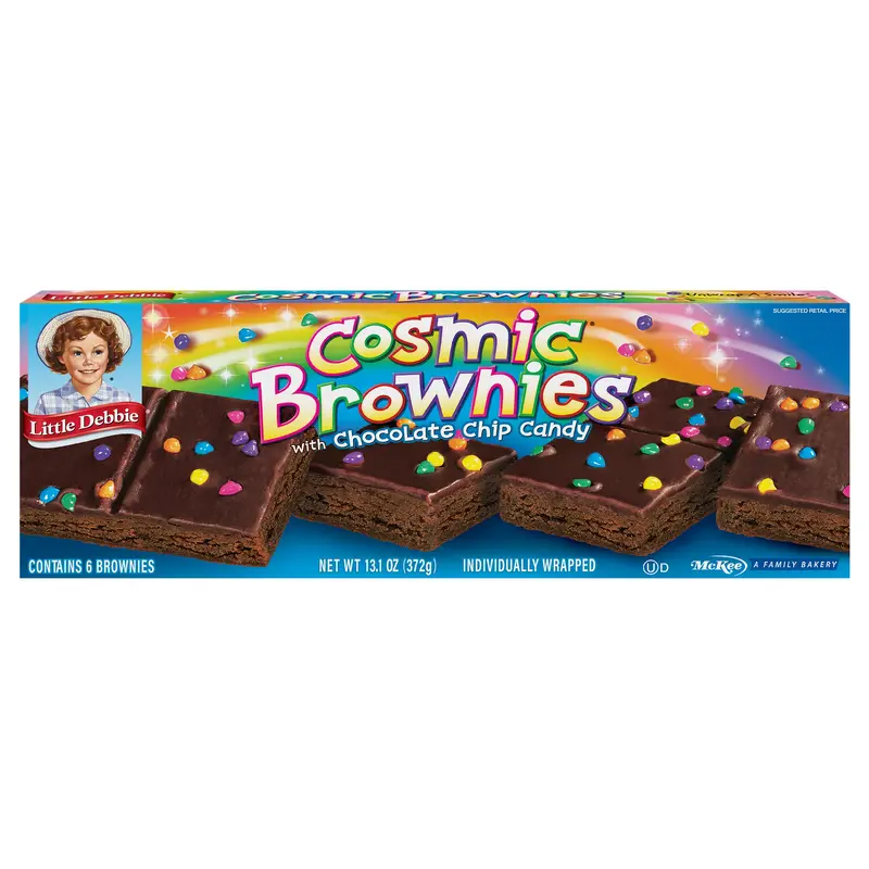 Snack Cakes, Little Debbie Family Pack COSMIC  Brownies