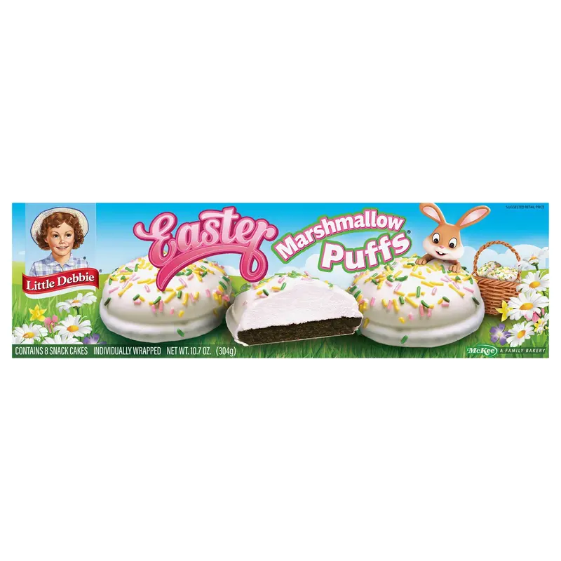 Snack Cakes, Little Debbie Family Pack EASTER MARSHMALLOW PUFFS