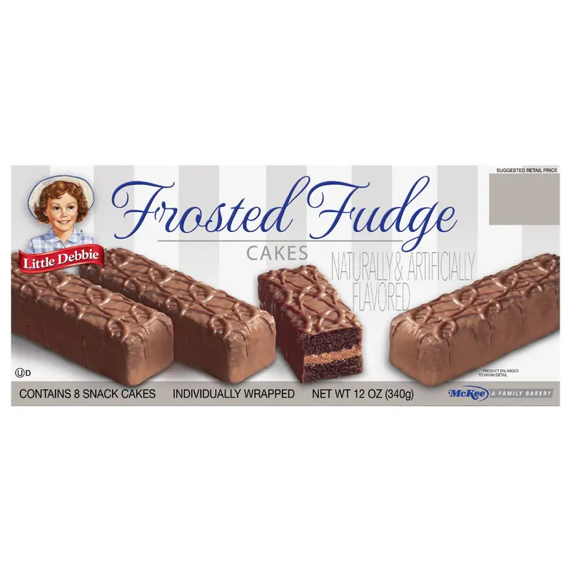 Snack Cakes, Little Debbie Family Pack Frosted Fudge Cakes