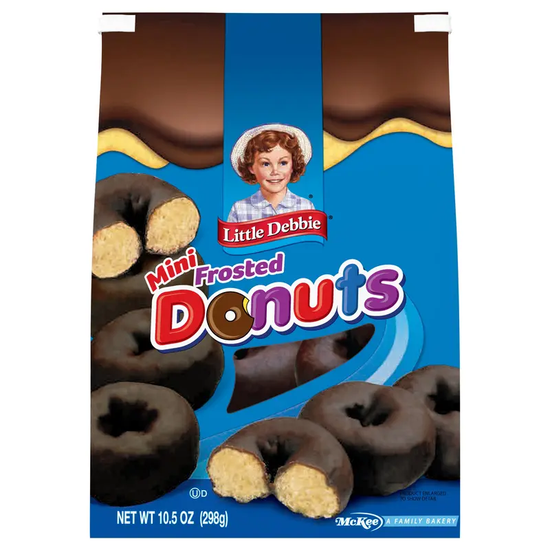 Snack Cakes, Little Debbie Family Pack Frosted Mini Donuts (bagged)