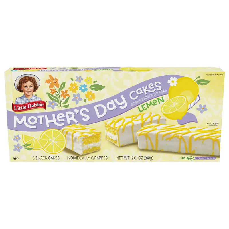 Snack Cakes, Little Debbie Family Pack Mother's Day Cakes (lemon)