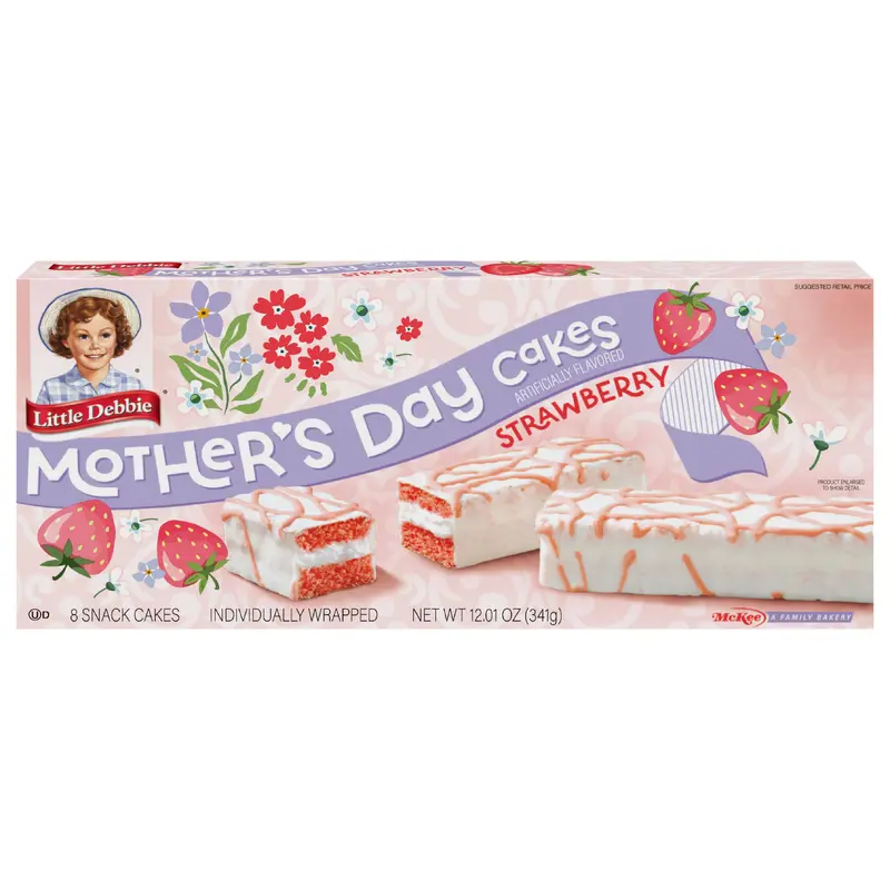 Snack Cakes, Little Debbie Family Pack Mother's Day Cakes (strawberry)
