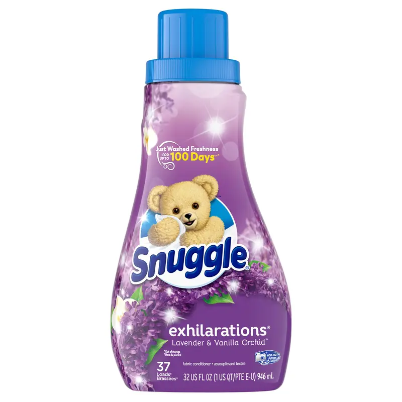 Snuggle Liquid Fabric Softener, Lavender & Vanilla Orchid, 32 Ounce, 37 Loads