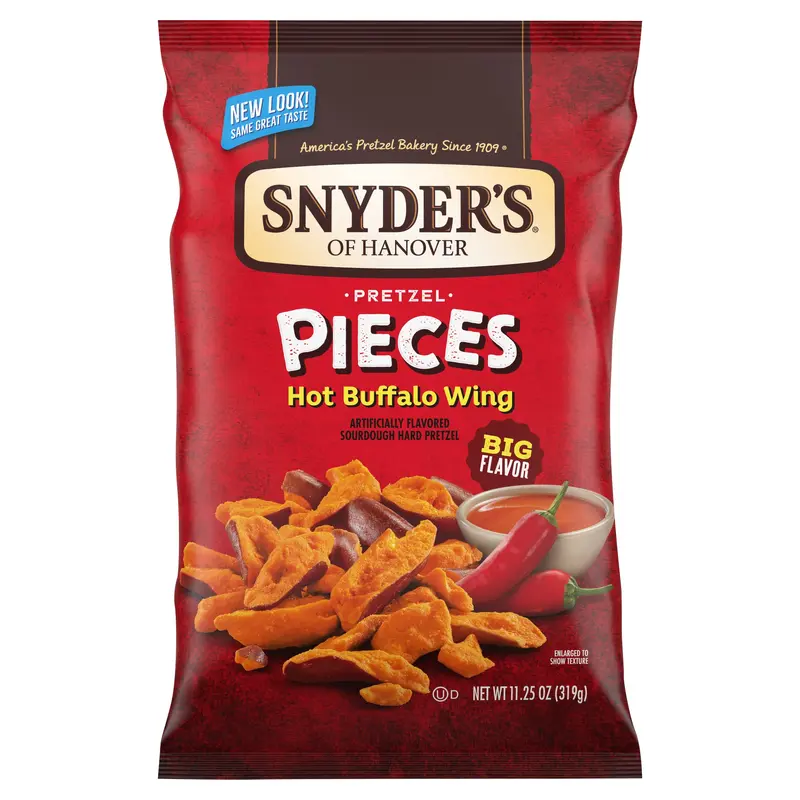 Snyder's of Hanover Hot Buffalo Wing Pretzel Pieces 11.25 oz