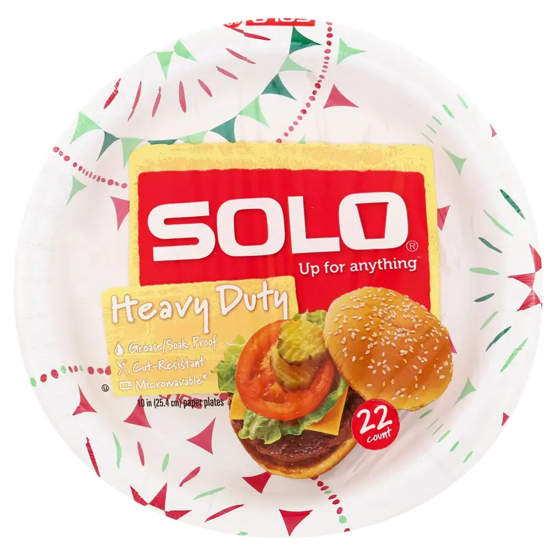 Solo Paper Plates 22 ea