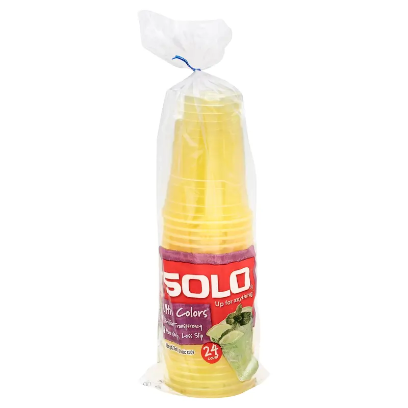 Solo Plastic Cups 24 ea