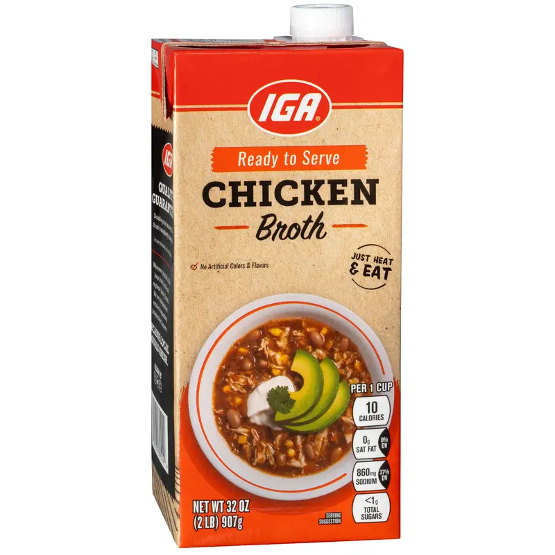 SOUP ASEPTIC CHICKEN BROTH 32 OZ