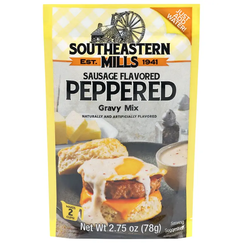Southeastern Mills Peppered Sausage Flavored Gravy Mix 2.75 lb