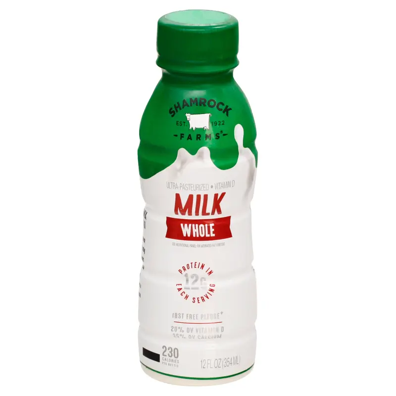 Shamrock Farms Whole Milk 12 oz