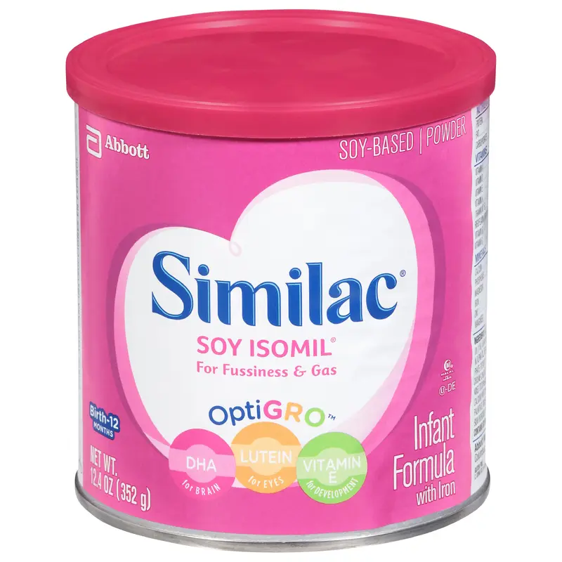 Similac Soy Isomil Birth-12 Months Soy-Based Infant Formula with Iron 12.4 oz
