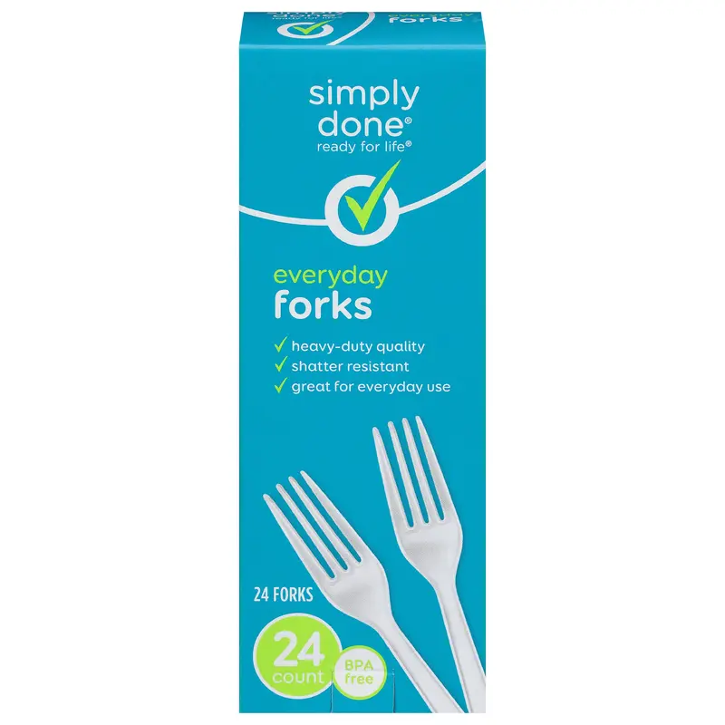 Simply Done Everyday Forks 24 ea