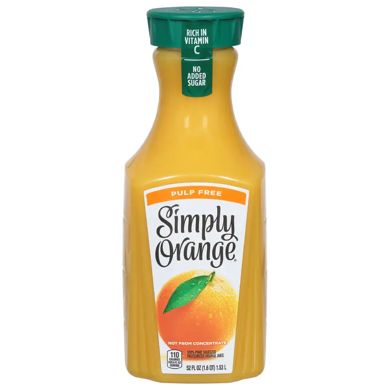 Simply Pulp Free Orange Juice 52 fl oz