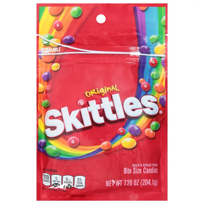 Skittles Original Candies Bite Size 7.20 oz
