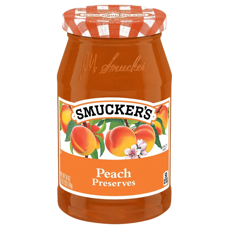 Smucker's Peach Preserves, 18 Ounces