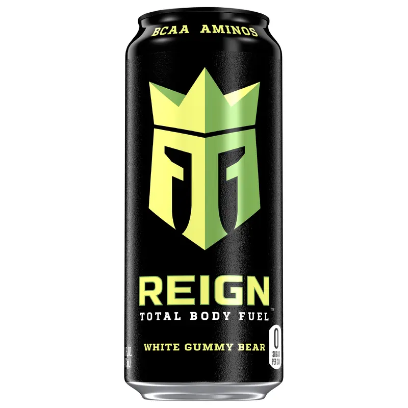 Reign Total Body Fuel White Gummy Bear Energy Drink 16 fl oz
