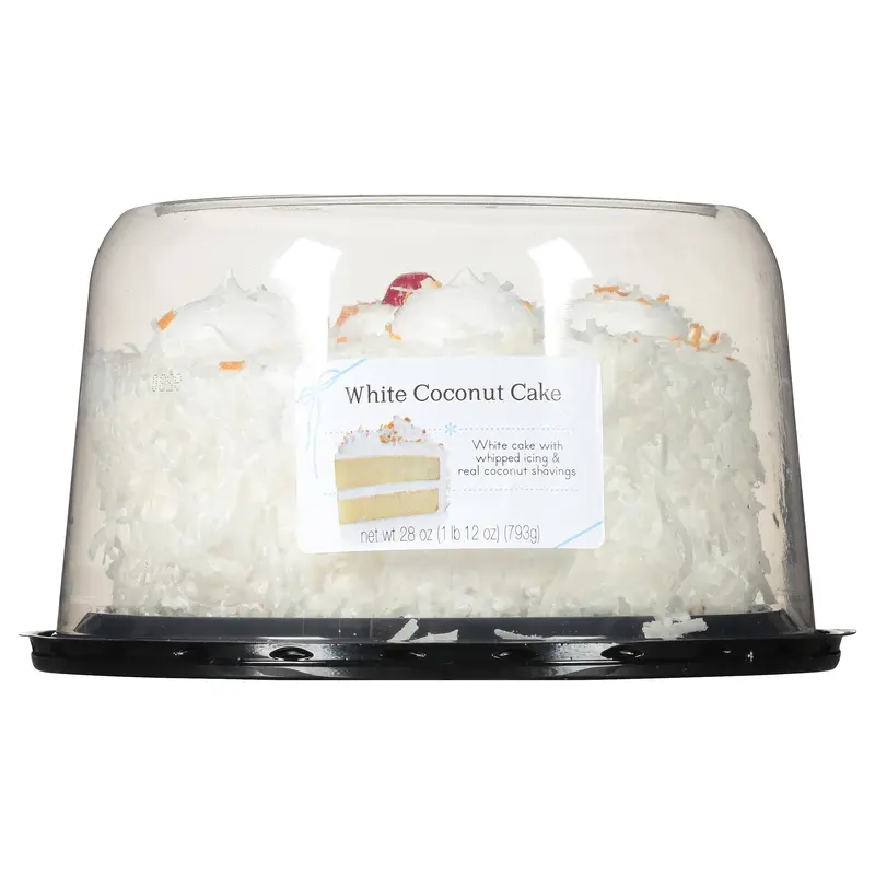 Rich's White Coconut Double Cake 28 oz. Clamshell