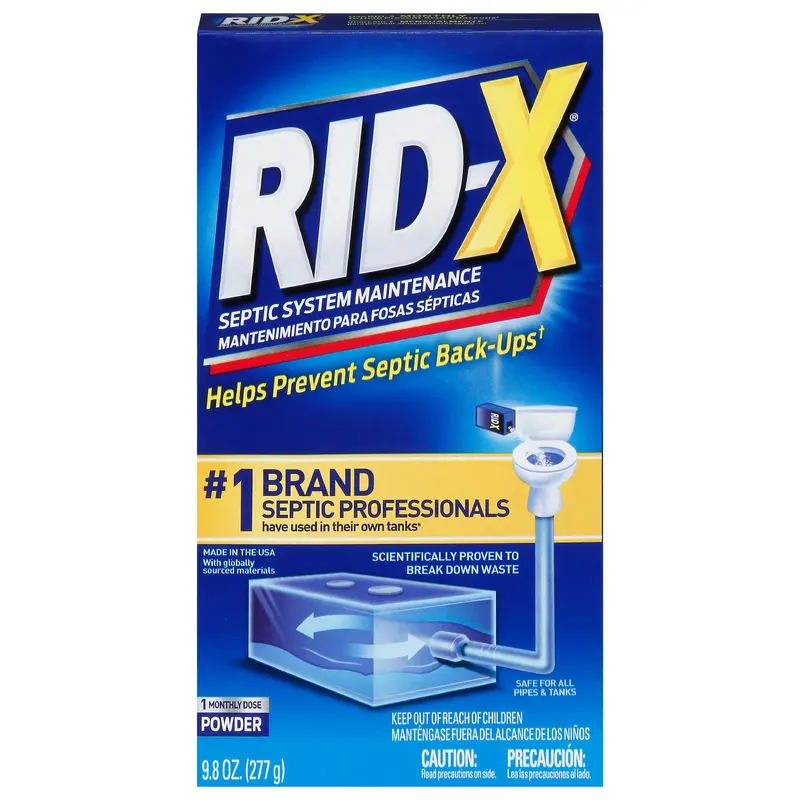 Rid-X Powder Septic System Maintenance 9.8 oz