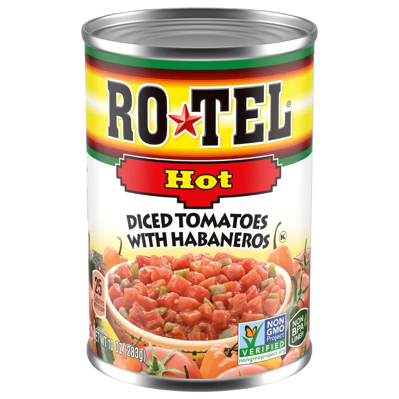 ROTEL Hot Diced Tomatoes With Habaneros, 10 oz.