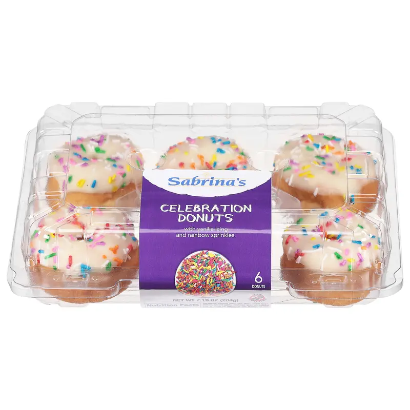 Sabrina's Celebration Donuts 6 ea