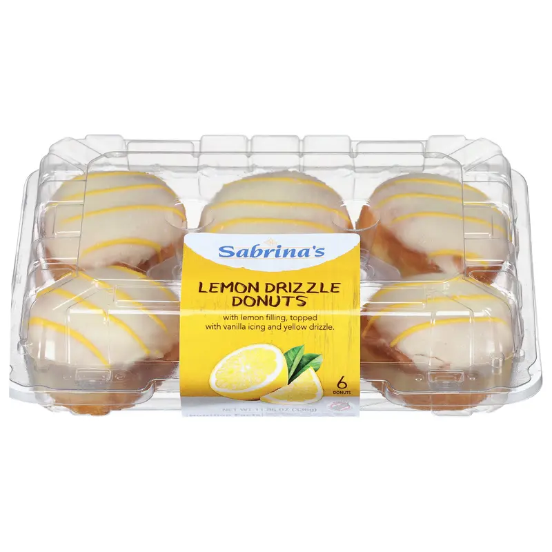 Sabrina's Lemon Drizzle Donuts 6 ea