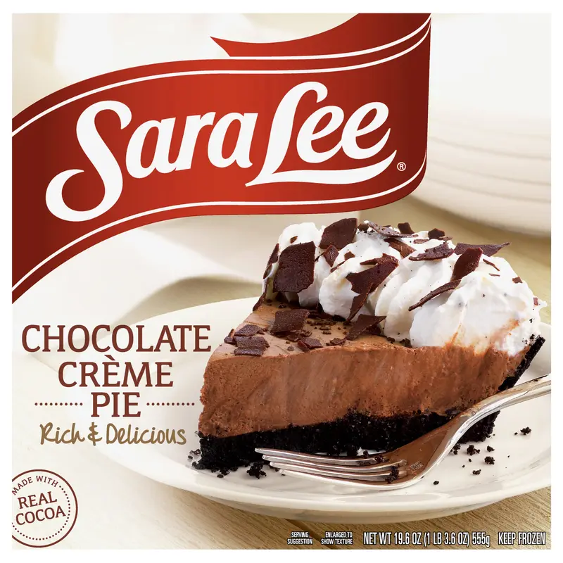 Sara Lee Crme Pie Chocolate 19.6oz