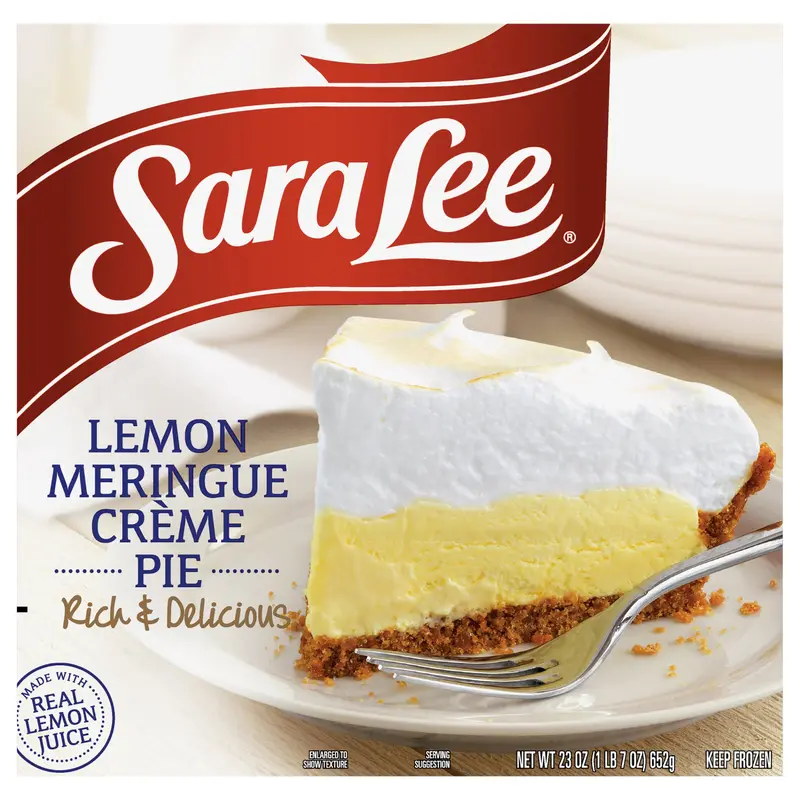 Sara Lee Crme Pie Lemon Meringue 23oz