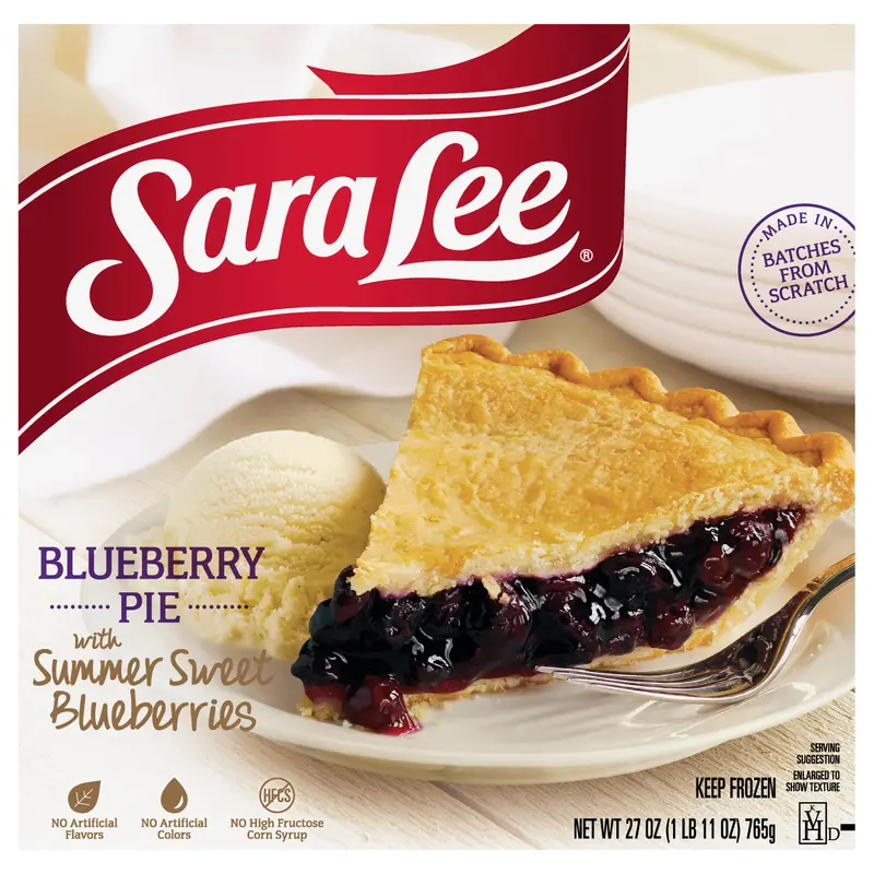 Sara Lee Traditional Fruit Pie 8" Unbaked Blueberry 27oz