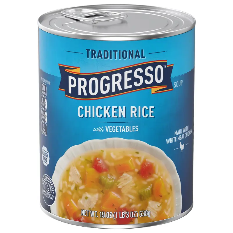 Progresso Traditional, Chicken Rice with Vegetables Canned Soup, 19 oz.