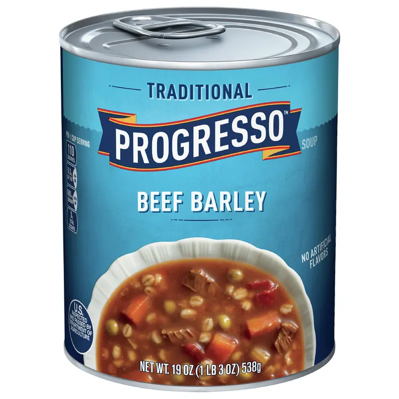 Progresso Traditional, Ready to Serve Beef Barley Soup, 19 oz.
