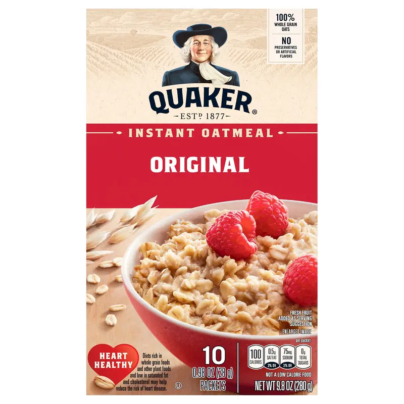 Quaker Original Instant Oatmeal 10-0.98 oz