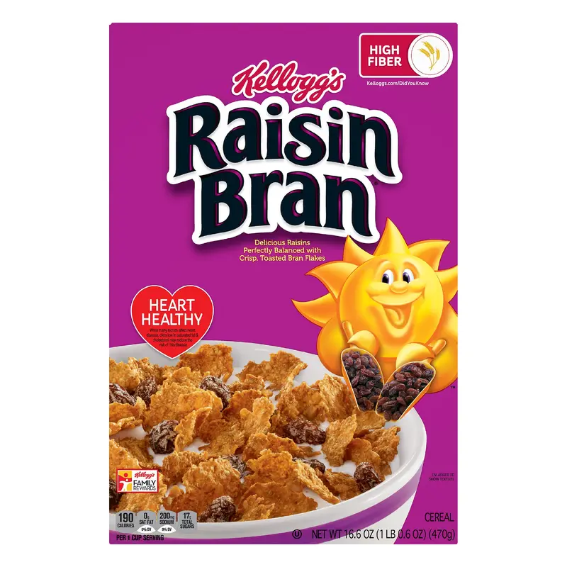 Raisin Bran High Fiber Cereal 16.6 oz