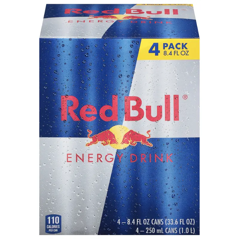 Red Bull Energy Drink 4 - 8.4 fl oz Cans