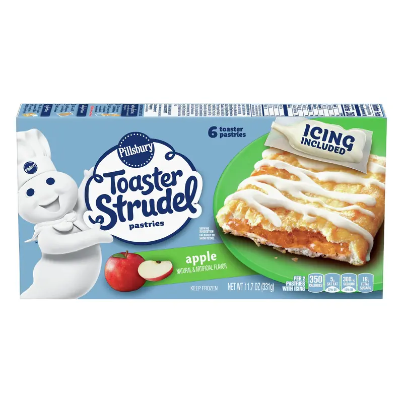 Pillsbury Toaster Strudel Apple Toaster Pastries 6 ea