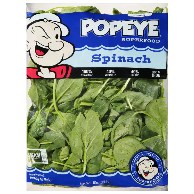 Popeye Superfood Spinach 10 oz
