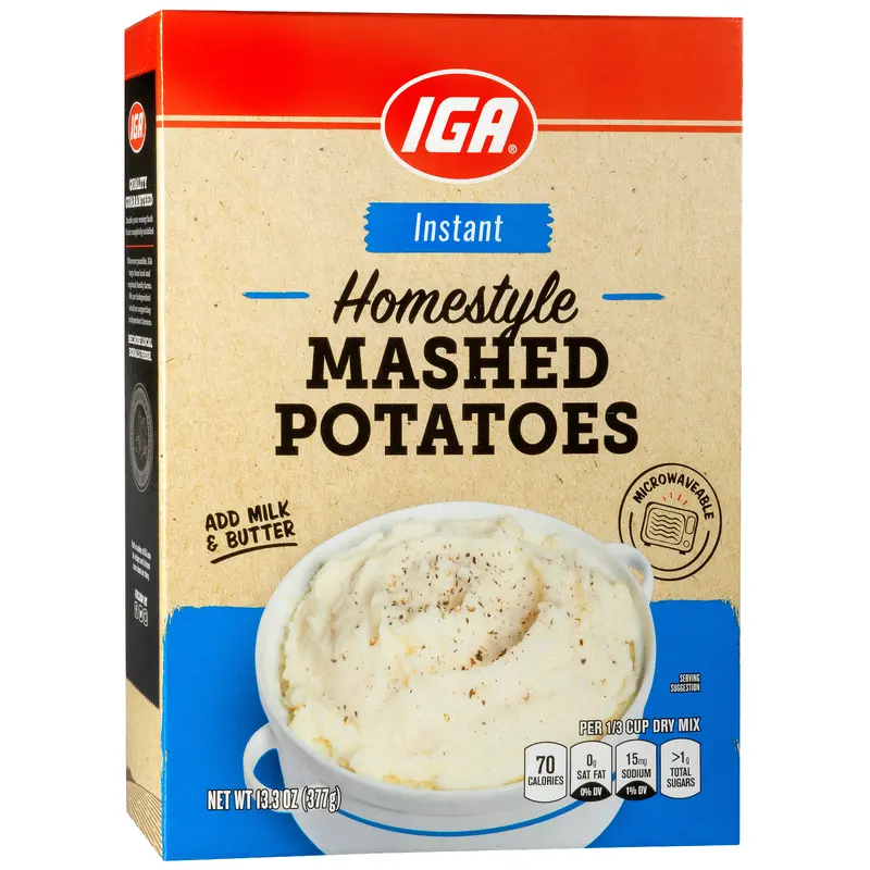 POTATOES INSTANT MASHED HOMESTYLE 13.3 OZ