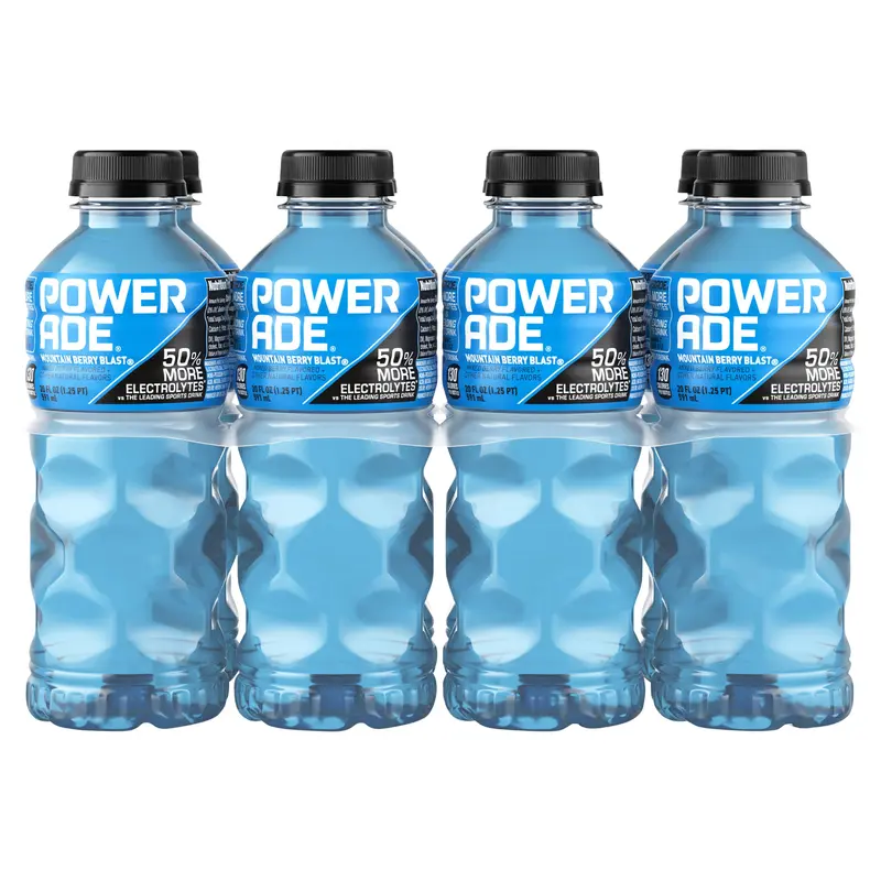 POWERADE Mountain Berry Blast Sports Drink, 20 fl oz (Pack of 8)