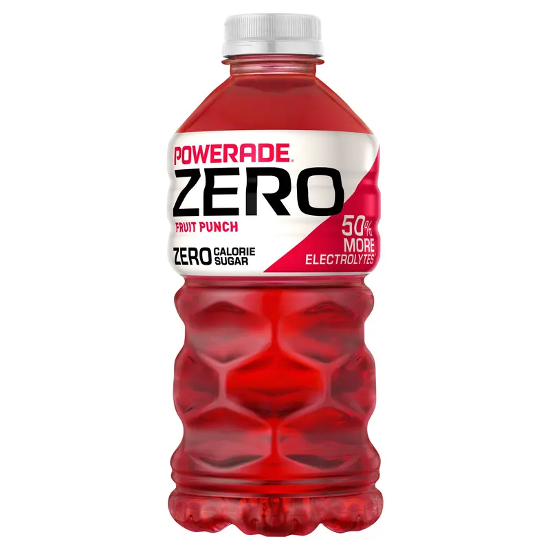 POWERADE Zero Fruit Punch Bottle, 28 fl oz