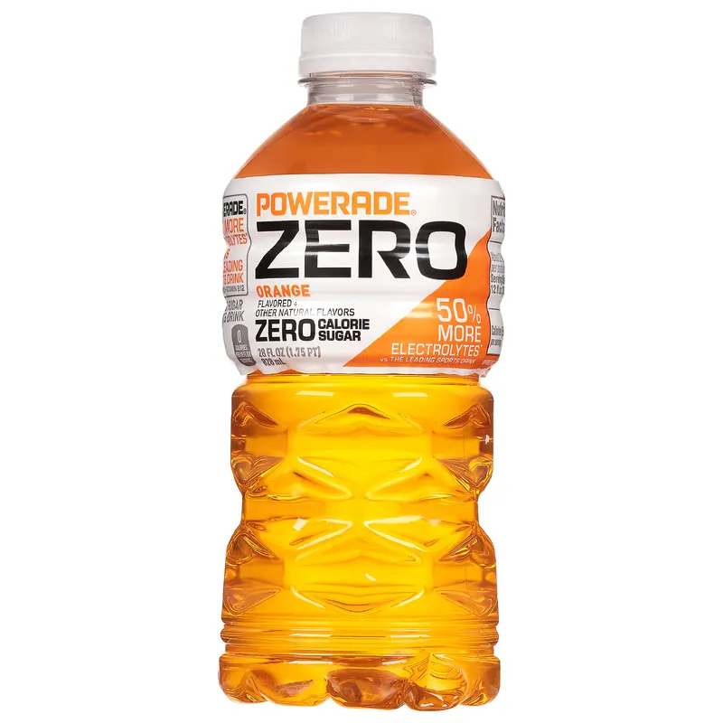Powerade Zero Zero Sugar Orange Sports Drink 28 fl oz