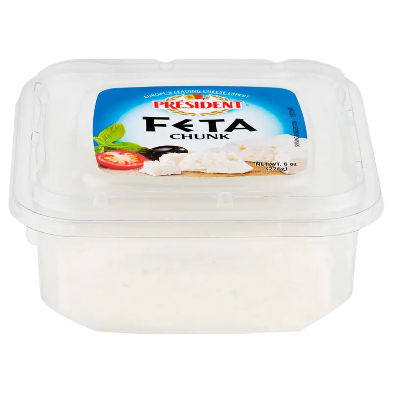 President Feta Cheese Chunk 8 oz