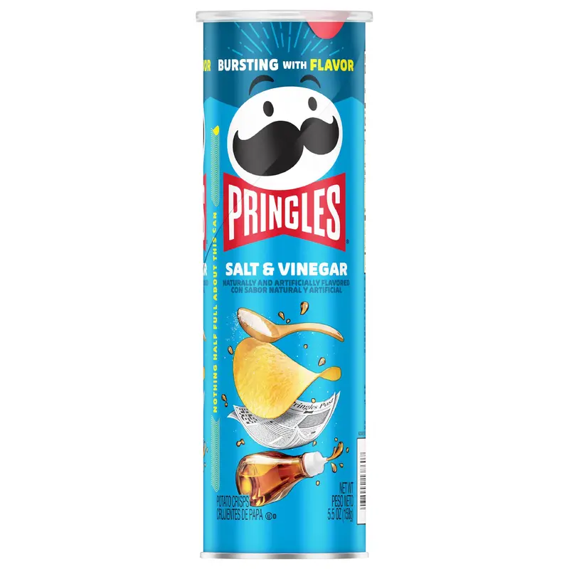Pringles Salt & Vinegar Potato Crisps 5.5 oz