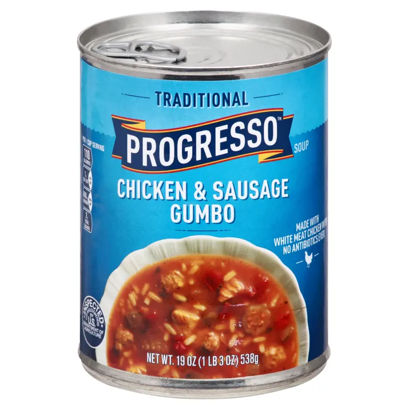 Progresso Traditional Chicken & Sausage Gumbo Soup 19 oz