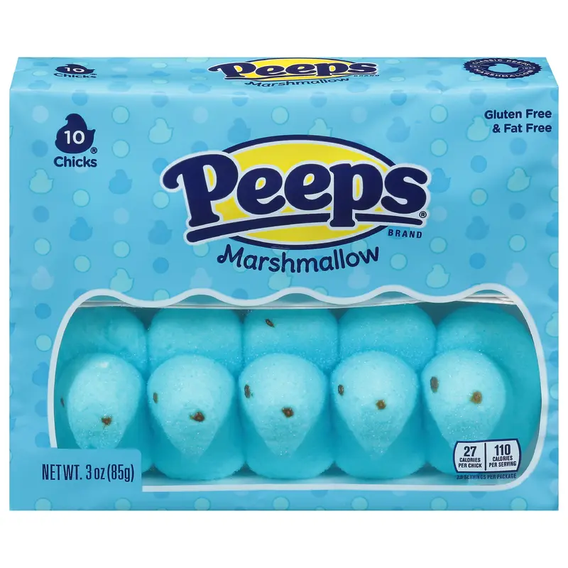 Peeps Marshmallow 10 ea - Blue